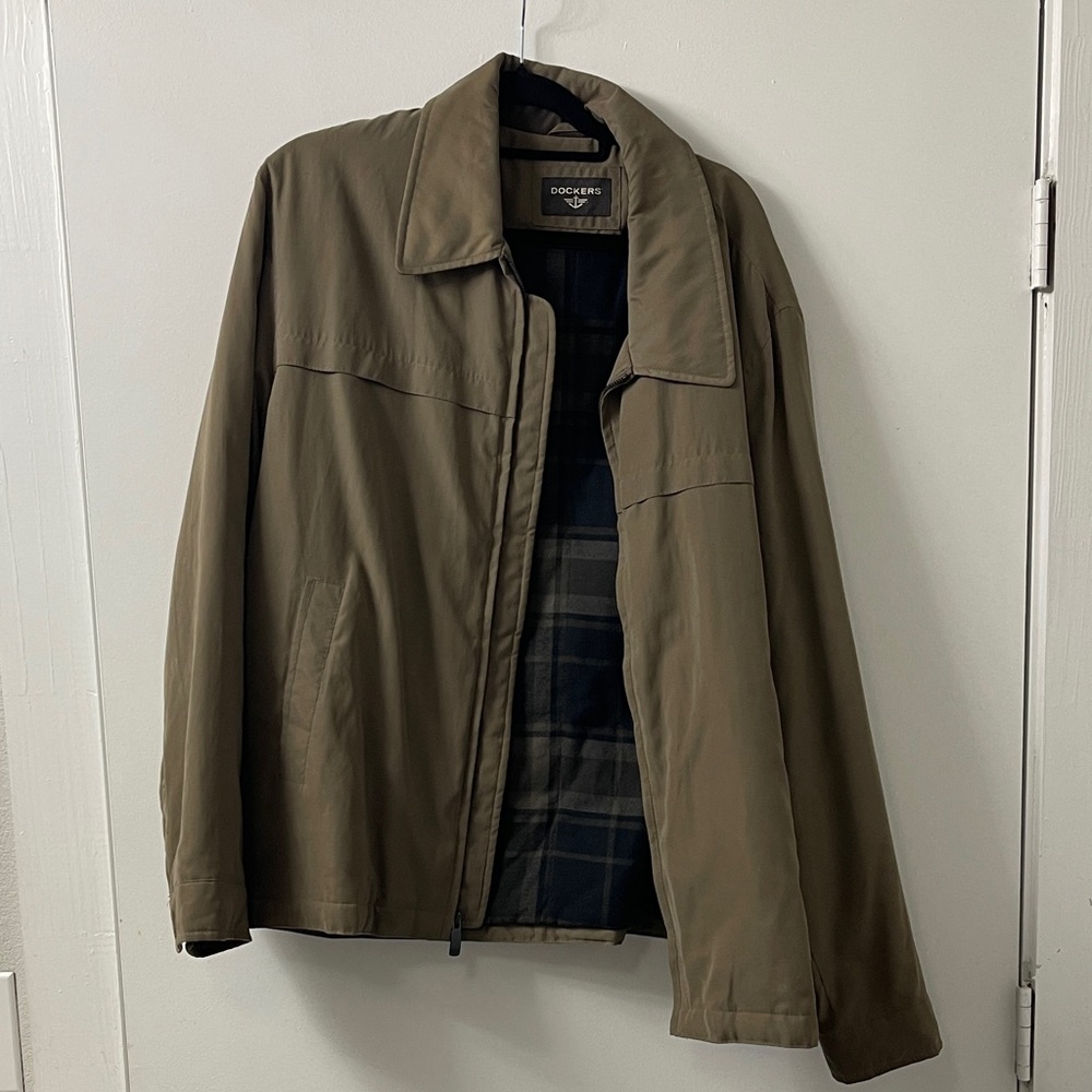 Dockers Men's Olive Lightweight Jacket